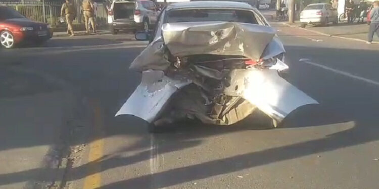 Motorista agride mulher e depois se envolve em acidente em Jaraguá do Sul