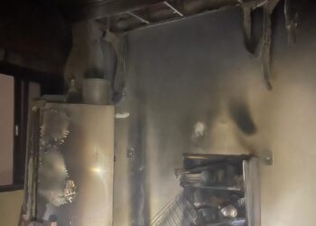 Quitinete pega fogo em Guaramirim