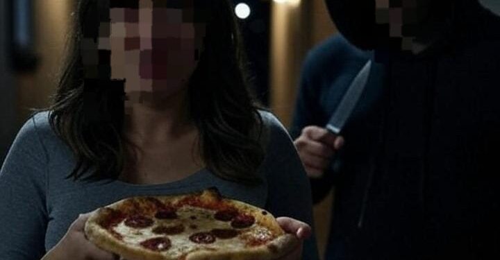 Mulher grávida é roubada por homem com faca enquanto pegava pizza em Jaraguá do Sul