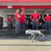 Empresa CNC Service apresenta cachorro robô aos bombeiros voluntários de Jaraguá do Sul