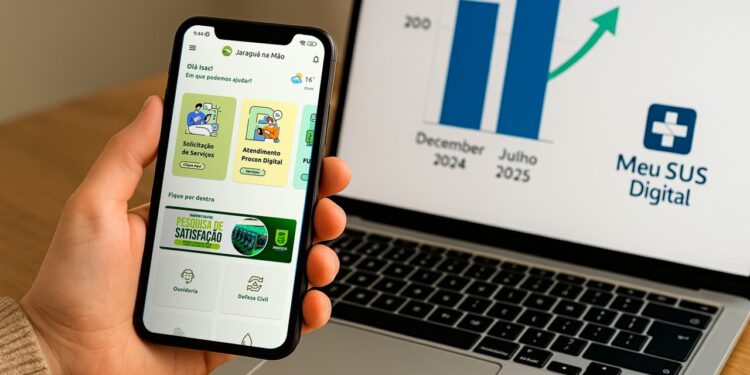 Aplicativo de prefeitura “Jaraguá na Mão” supera o “Meu Sus Digital”