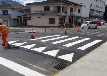 Jaraguá do Sul terá novos canteiros e faixa elevada em ruas estratégicas a partir deste sábado