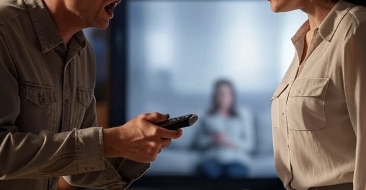 “Assiste o que quiser”: Casal discute por canal de televisão e homem acaba com os braços sangrando em Guaramirim