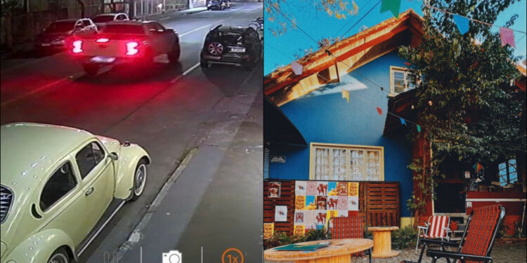 Motorista lança rojões contra clientes de bar em Jaraguá do Sul