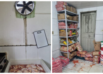 Cozinha de marmitas é fechada pela Vigilância Sanitária e PM em Guaramirim