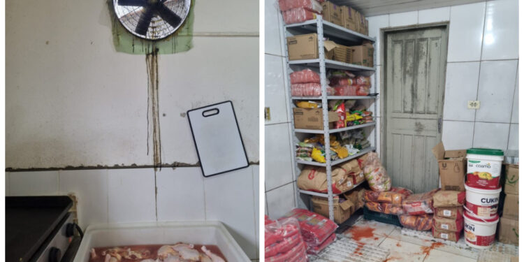 Cozinha de marmitas é fechada pela Vigilância Sanitária e PM em Guaramirim