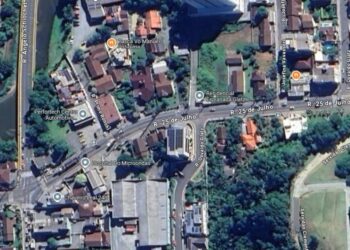 Interdição parcial de um trecho da Rua 25 de Julho, em Jaraguá do Sul