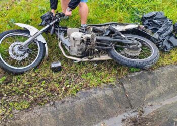 Homem morre após acidente entre carro e moto na BR-280, em Guaramirim