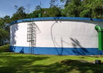 Águas de Guaramirim realiza limpeza dos reservatórios do município