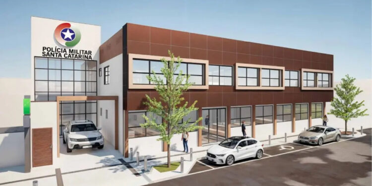 Iniciam obras da nova sede do Comando Regional da Polícia Militar em Jaraguá do Sul