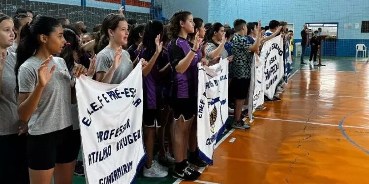 Jogos Escolares começam nesta terça-feira (23) em Guaramirim