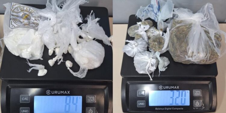 Três pessoas são detidas por tráfico de drogas em Guaramirim