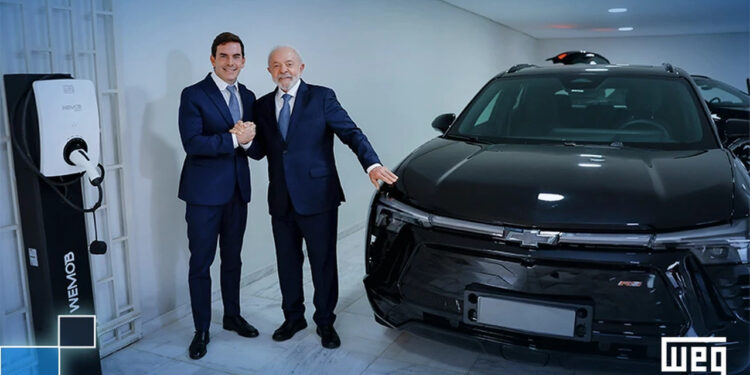 WEG viabiliza carros elétricos na frota da Presidência da República
