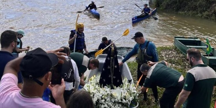 Remada da Santa será atração religiosa no domingo (12) em Jaraguá do Sul