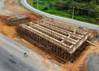 Rampas de viaduto na duplicação da SC-108, em Guaramirim, começam a ser erguidas este mês