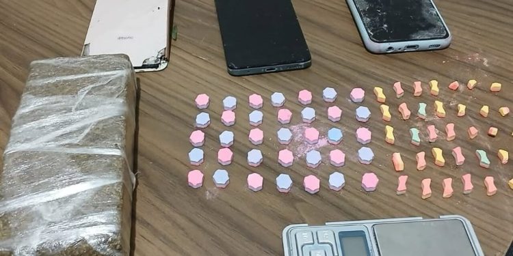 PM apreende maconha e comprimidos de ecstasy em Jaraguá do Sul