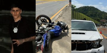 [Vídeo] Jovem morre em acidente de moto em Pomerode