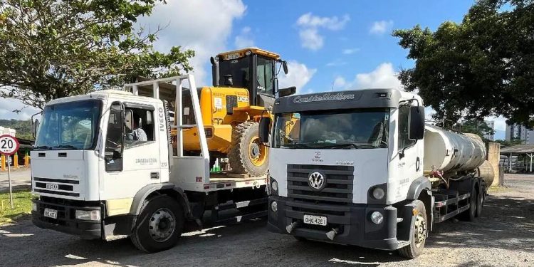 Jaraguá do Sul envia máquinas e servidores para recuperação de Luiz Alves