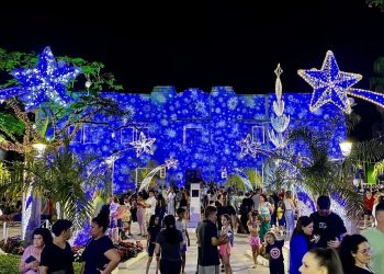 Luzes de Natal serão acesas nesta quarta-feira (19) em Jaraguá do Sul