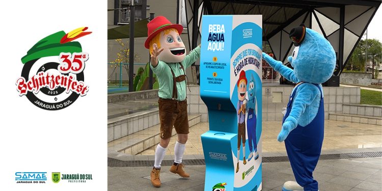 Bebedouros com água potável gratuita são a novidade sustentável da 35ª Schützenfest