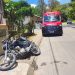 Motociclista fica ferido ao bater moto no poste em Jaraguá do Sul