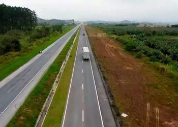DNIT faz alteração no trânsito da BR-280, em Guaramirim