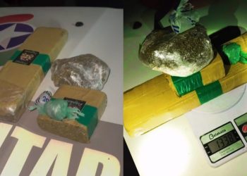 PM encontra mochila com drogas em área de mata em Jaraguá do Sul