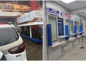 Lotérica é alvo de arrombamento e furto em Schroeder