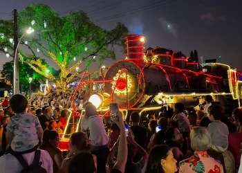 Maria Fumaça iluminada passa por Jaraguá do Sul neste domingo (21) e contará com diversas atrações