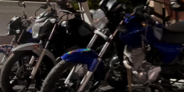 Três motos são apreendidas em Jaraguá do Sul por irregularidades e manobras perigosas