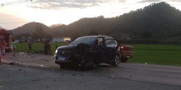 [Vídeo] Quatro pessoas ficam feridas em grave acidente em Massaranduba