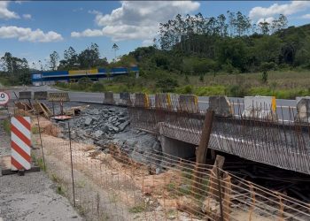 Trecho da BR-280, em Guaramirim, terá desvio pelos próximos três meses