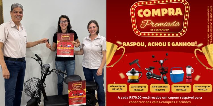 Compra Premiada 2025 faz primeiro sorteio e premia consumidores em Guaramirim