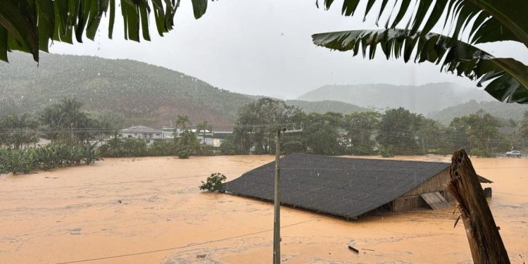 Caixa disponibiliza saque calamidade para moradores de Luiz Alves; valor máximo é de R$ 6.220
