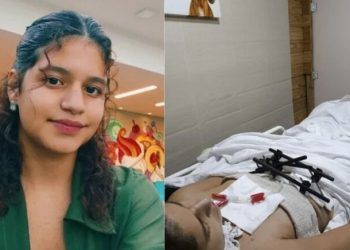 Família de jovem que ficou um mês internada após acidente faz campanha para tratamento