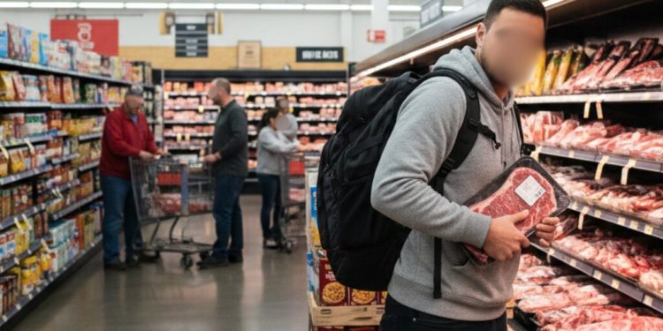 “Passando dificuldades”: Homem é preso após furtar picanha em supermercado em Jaraguá do Sul