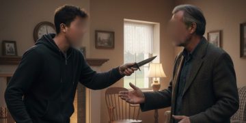 Jovem é preso em flagrante por ameaça com faca ao próprio pai em Schroeder