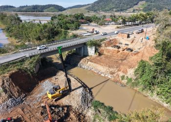 SC-108: Vigas para duplicação da ponte sobre o Rio Putanga serão lançadas semana que vem