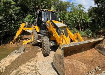 Equipes trabalham nas regiões atingidas pela forte chuva em Jaraguá do Sul