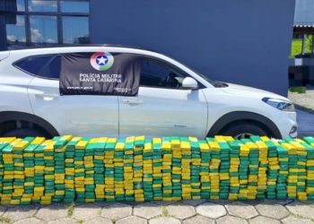Polícia Militar apreende 509 kg de maconha e recupera veículo furtado no Norte de SC