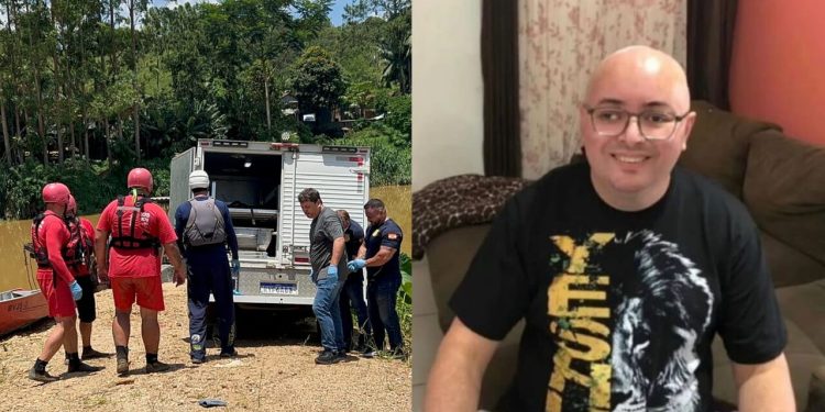 Corpo encontrado no rio em Guaramirim é de jaraguaense desaparecido