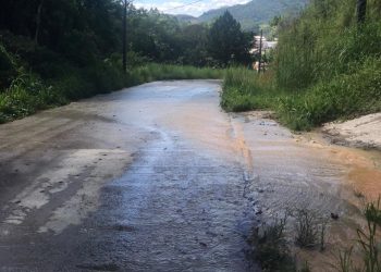 Por vazamento, abastecimento é interrompido em Guaramirim