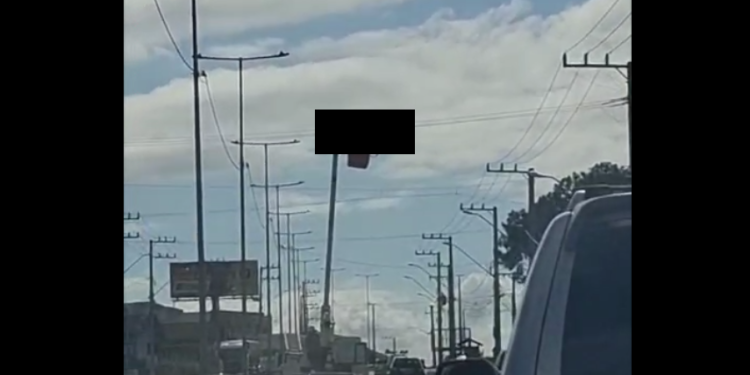 Trabalhador sofre choque elétrico na BR-280, em Guaramirim