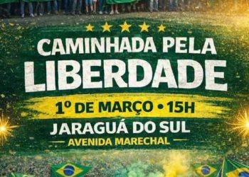 [Vídeo] ‘Caminhada pela Liberdade’ será realizada em Jaraguá do Sul
