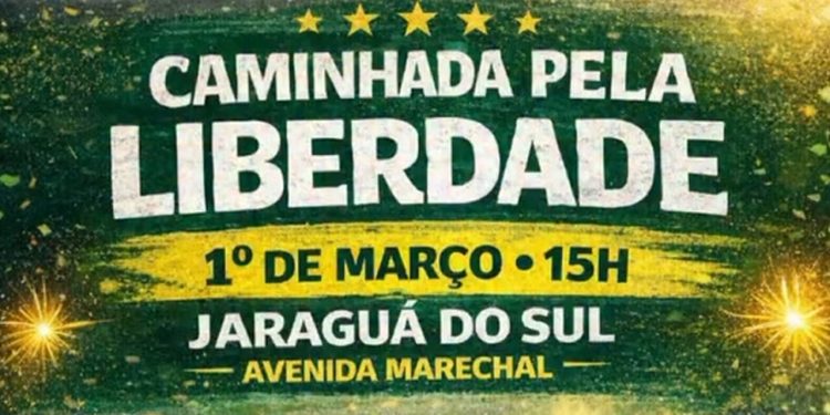 [Vídeo] ‘Caminhada pela Liberdade’ será realizada em Jaraguá do Sul