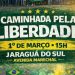 [Vídeo] ‘Caminhada pela Liberdade’ será realizada em Jaraguá do Sul
