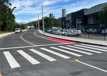 Novo trecho da Rua 13 de Maio deve ser liberado nos próximos dias em Jaraguá do Sul