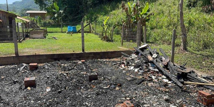 Segue campanha para ajudar moradora de Jaraguá do Sul que perdeu tudo em incêndio