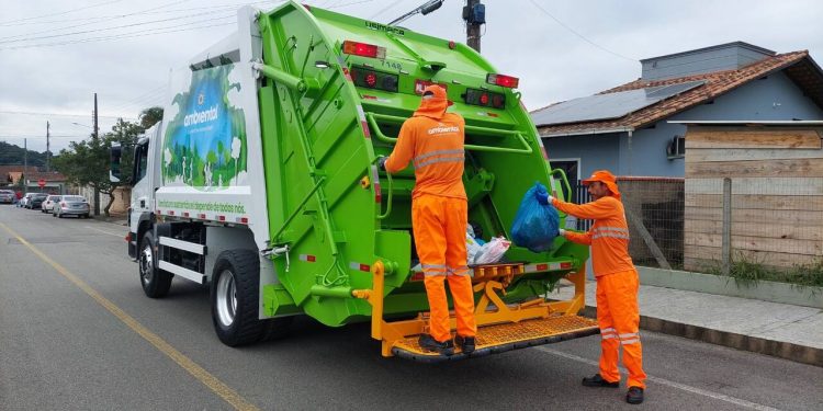 Samae comunica alteração nos dias e horários da coleta de lixo comum em Jaraguá do Sul