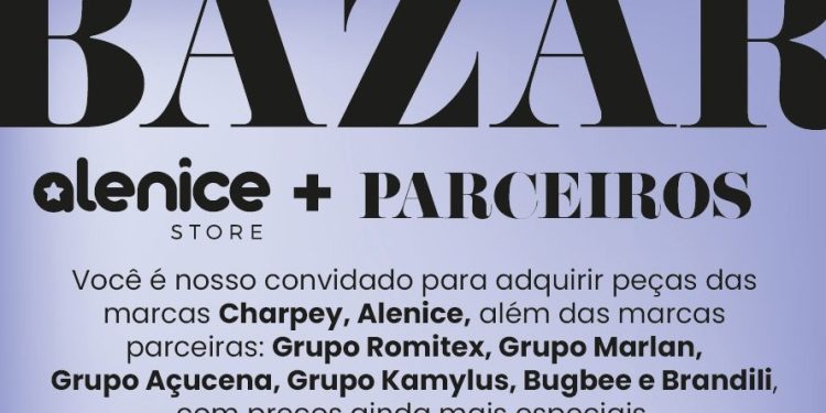 Alenice e marcas parceiras promovem bazar a partir desta quarta-feira (18) em Guaramirim
